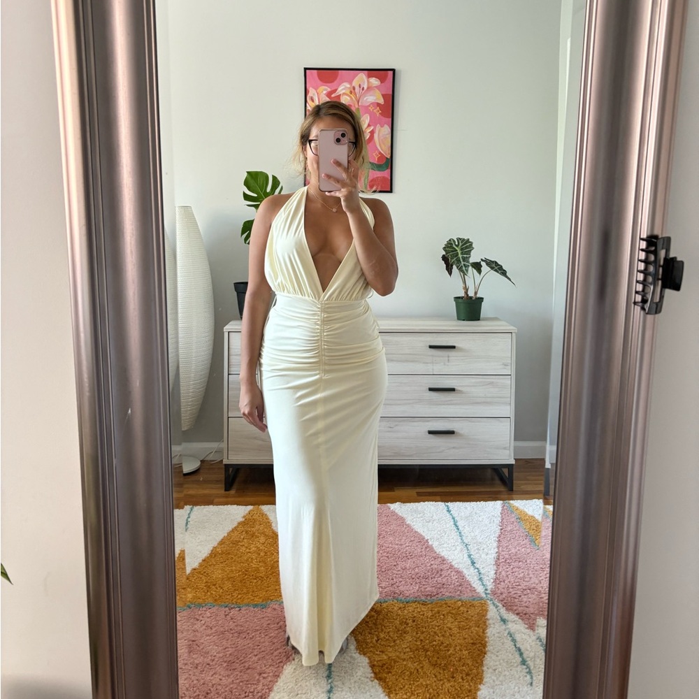 BRAND NEW ZARA HALTER MAXI DRESS